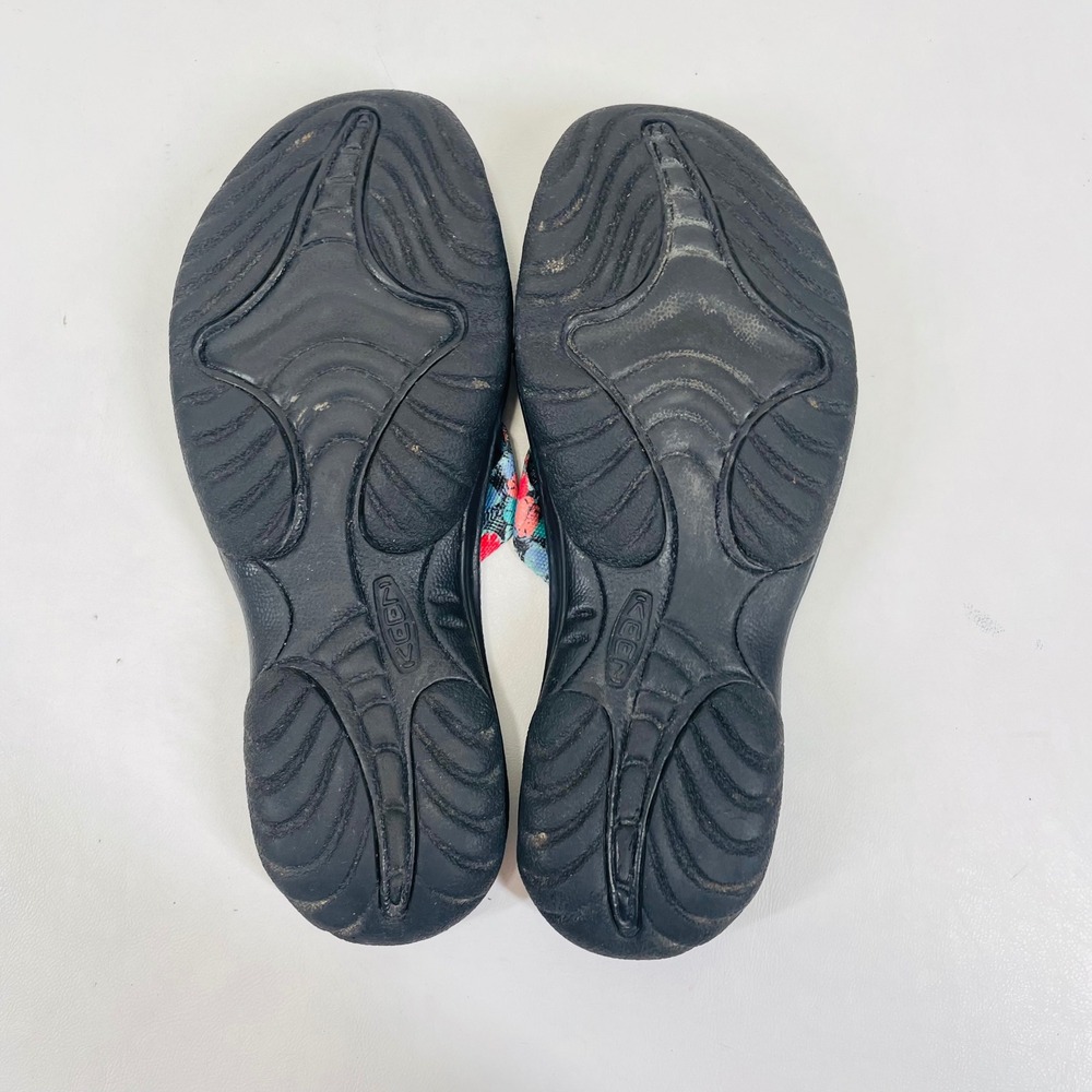 Keen Bali Strap Sandals Womens 8.5 Black Floral Slide 1022434 - Picture 7 of 8